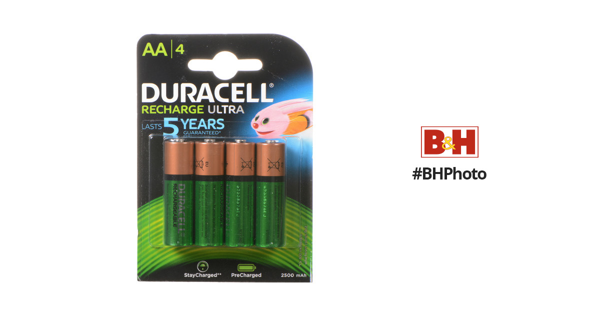 Duracell Recharge Ultra AA 2500 mAh Piles Rechargeable x2 