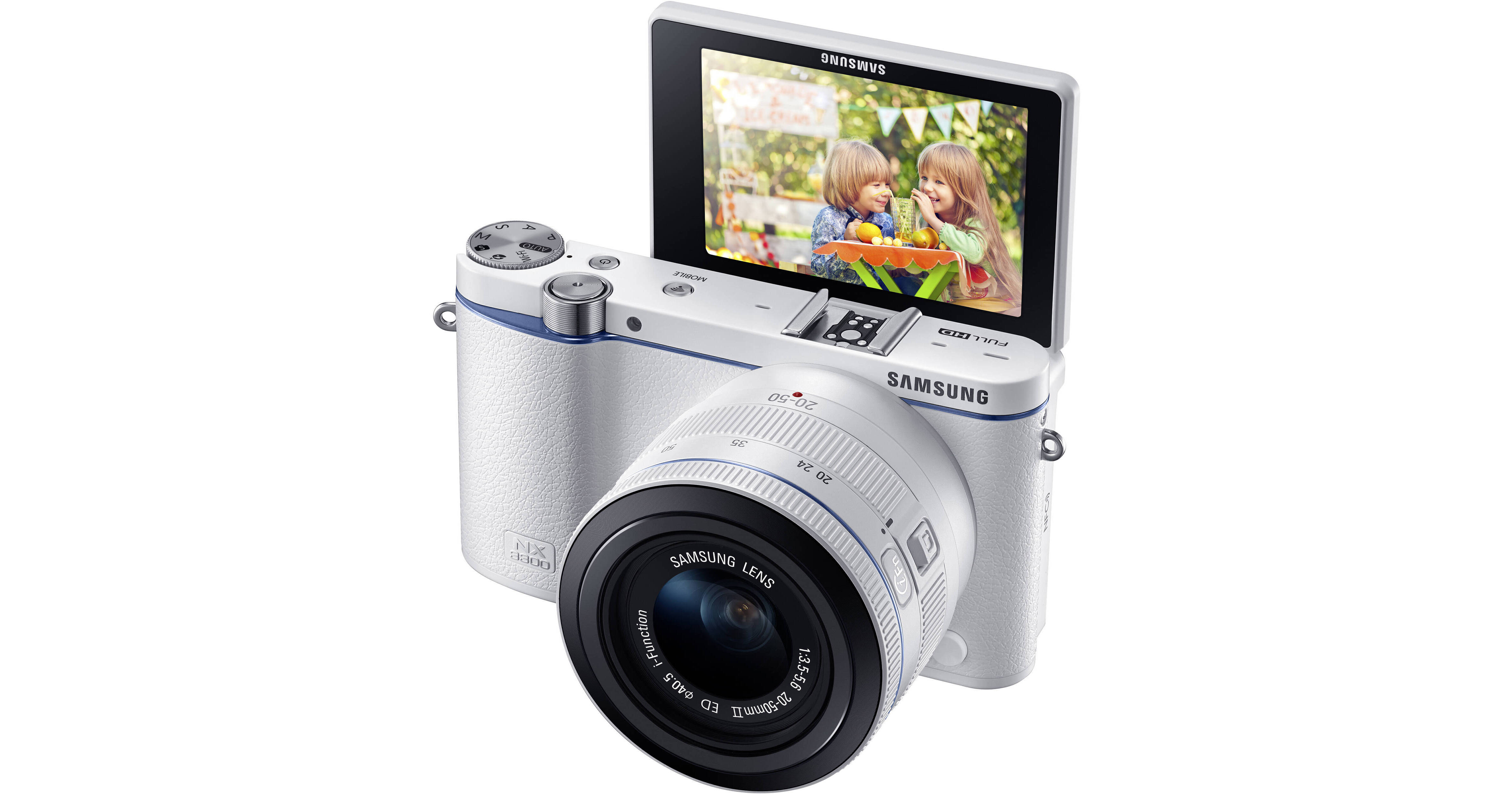 Samsung NX3300 Mirrorless Digital Camera EVNX3300BEWUS B&H
