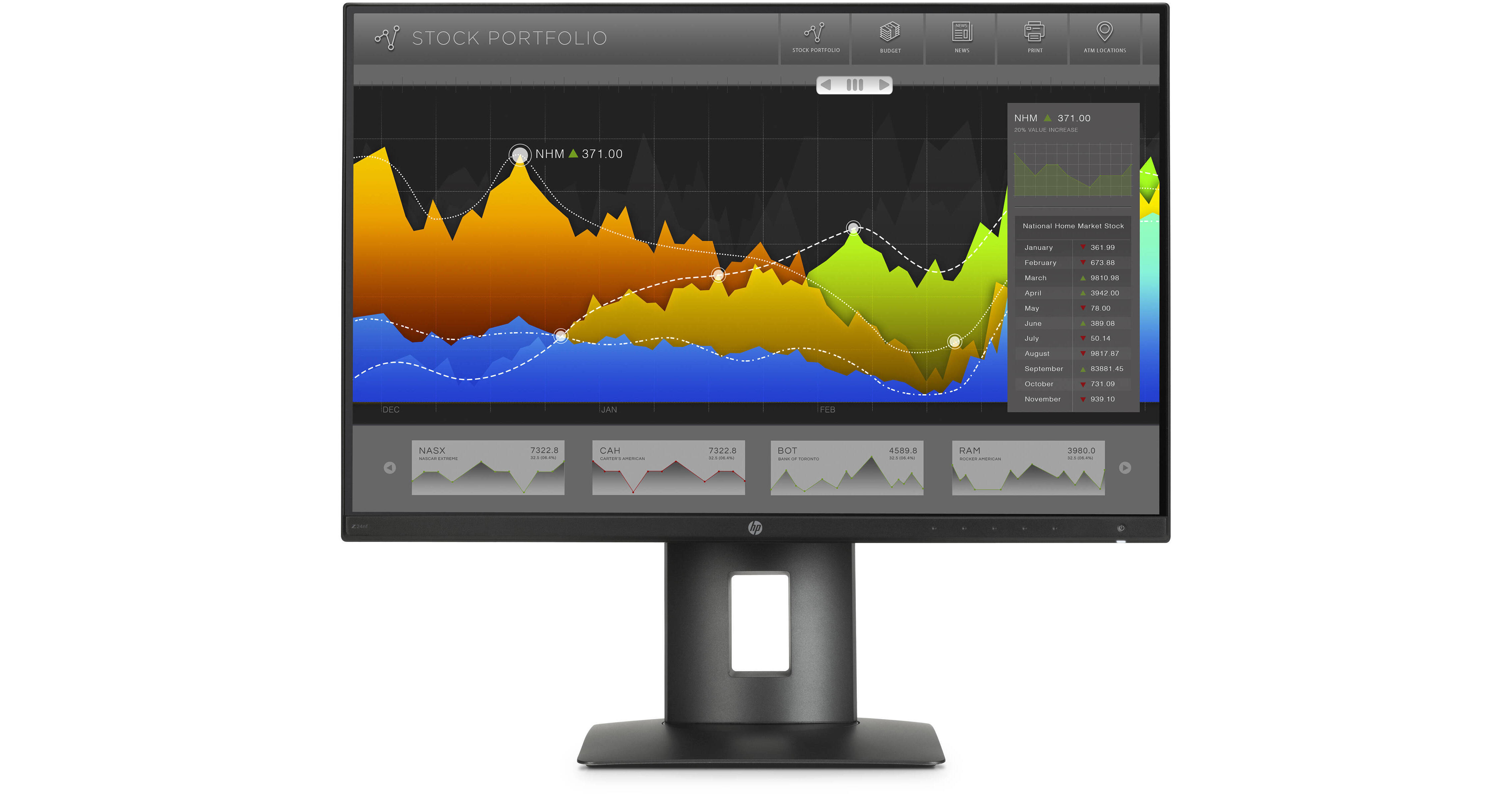 HP Z24nF 23.8\
