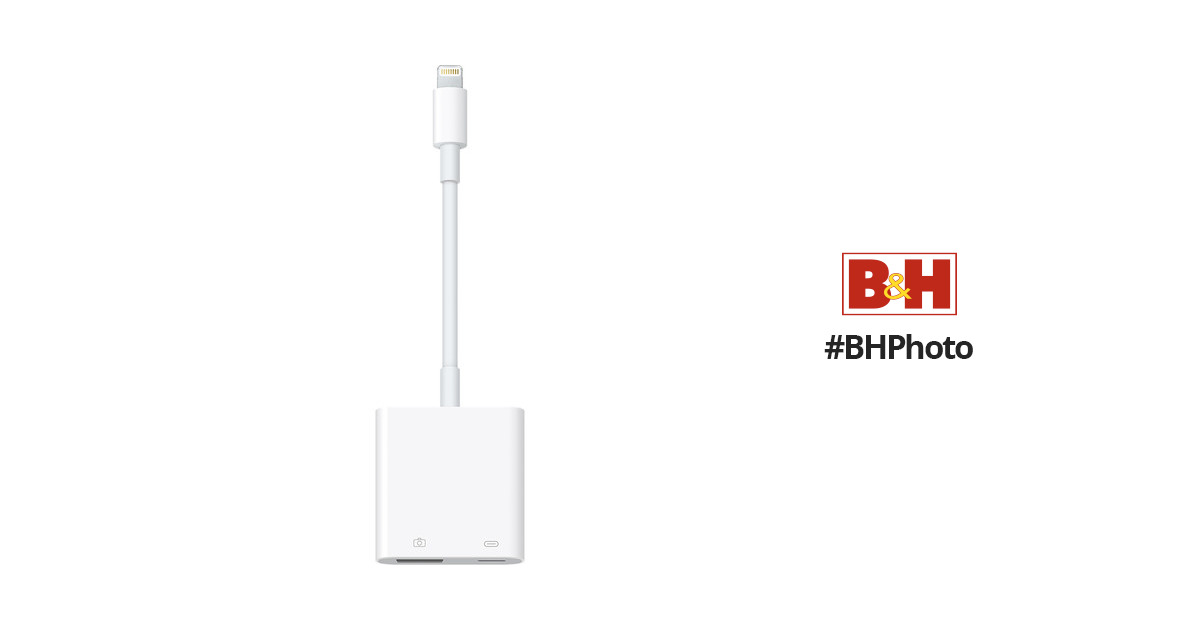 Apple Lightning to USB 3.0 Type-A Camera Adapter MK0W2AM/A B&H
