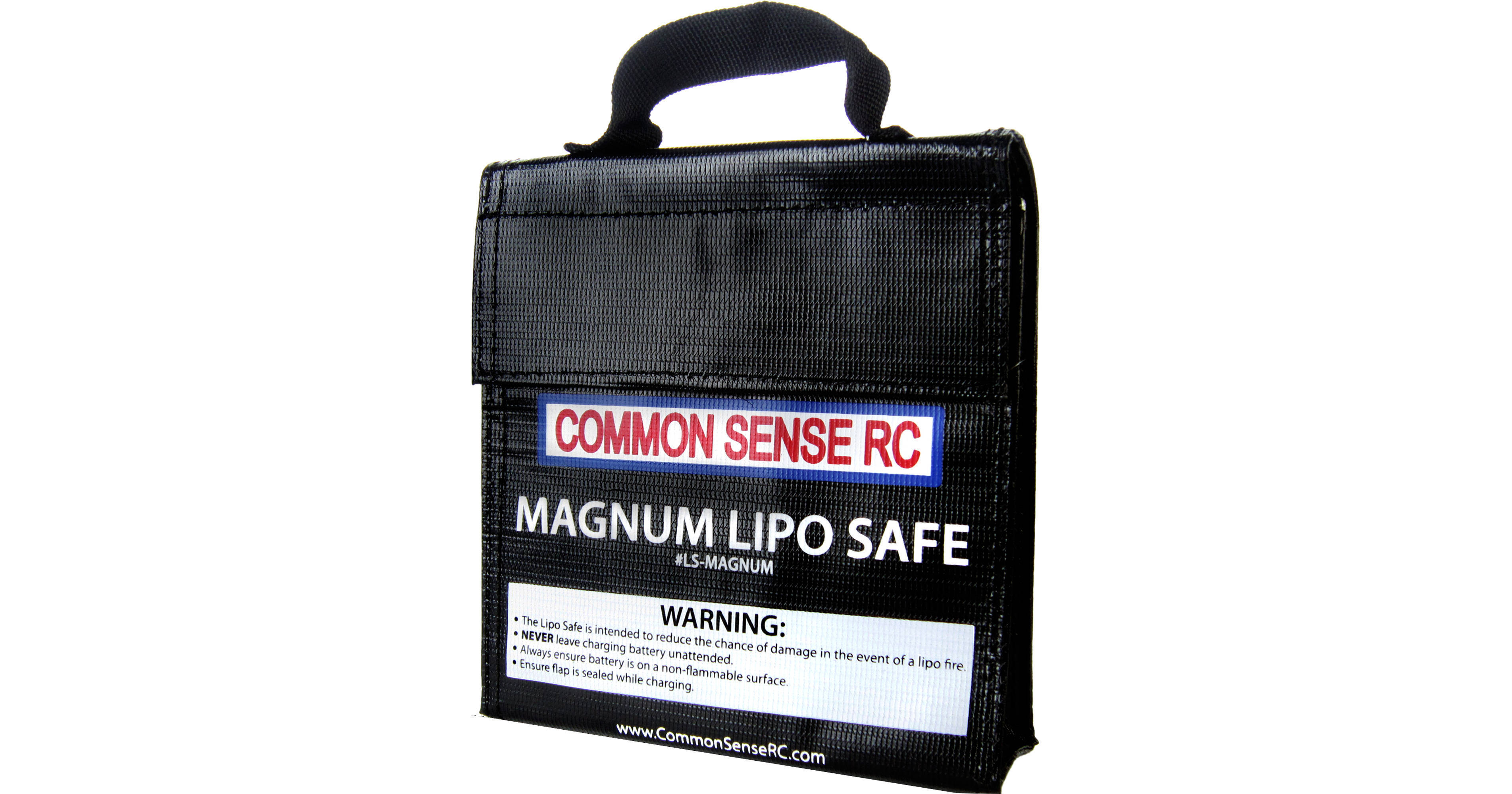 COMMON SENSE RC Magnum XL Lipo Safe Charging/Storage Bag for Multiple 3S  Lipo LS-MAGNUMXL