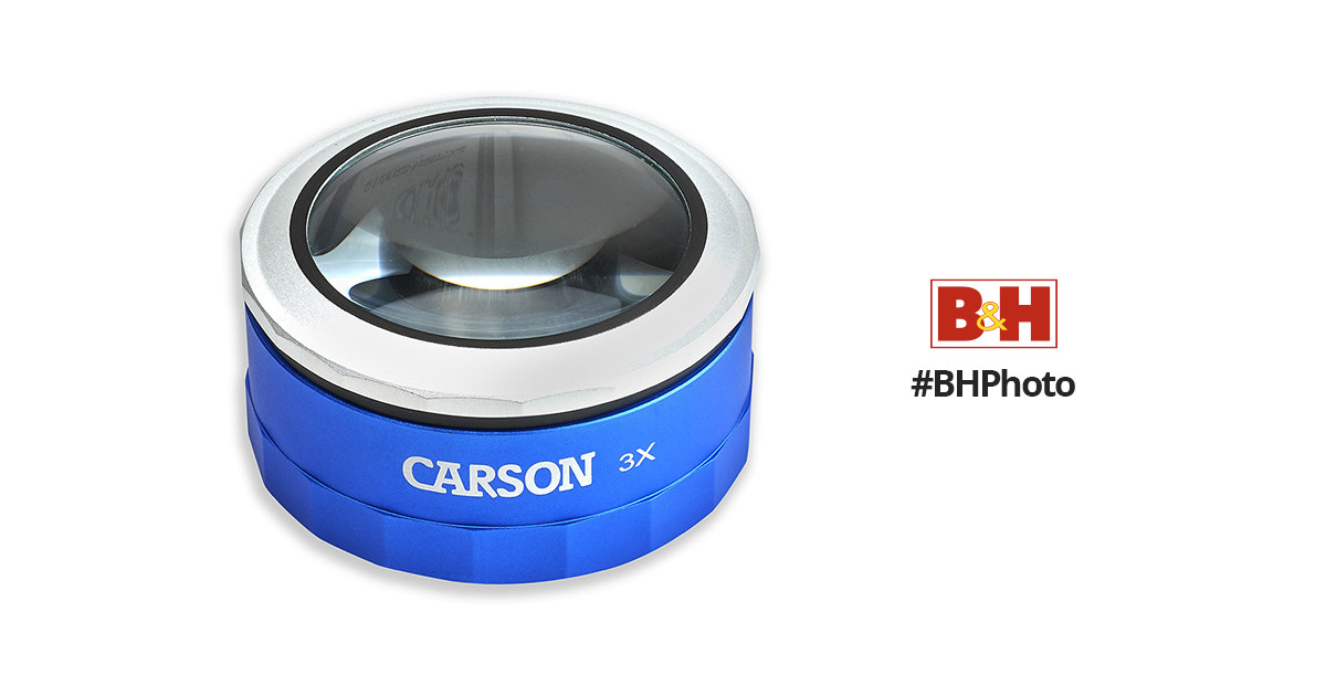 Carson GN-33 MagniFlip 3x Flip-Open Pocket Magnifier GN-33 - Adorama