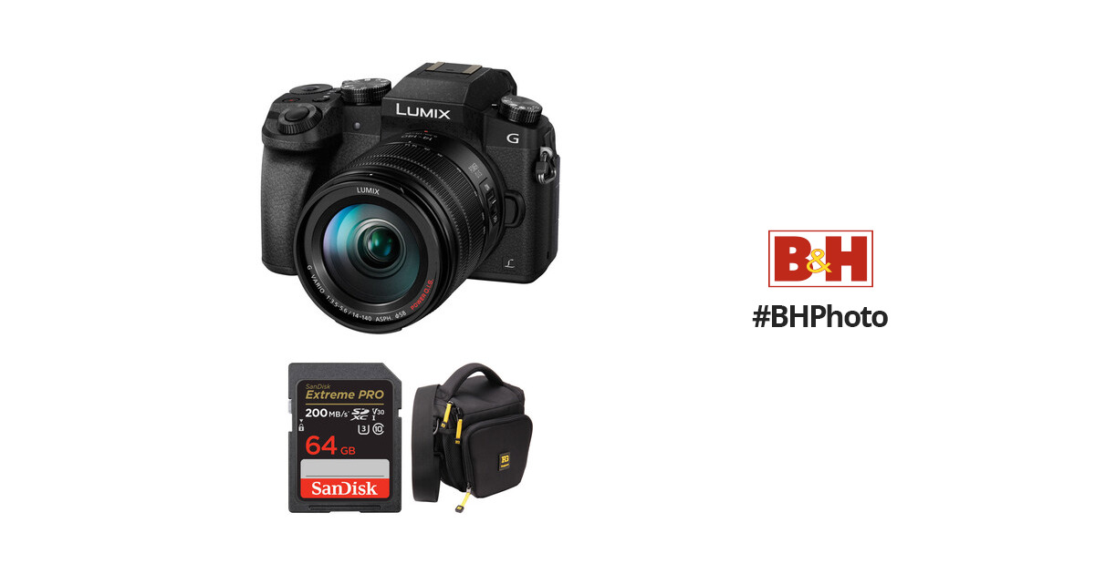 Panasonic Lumix G7 Mirrorless Camera with 14-140mm Lens and
