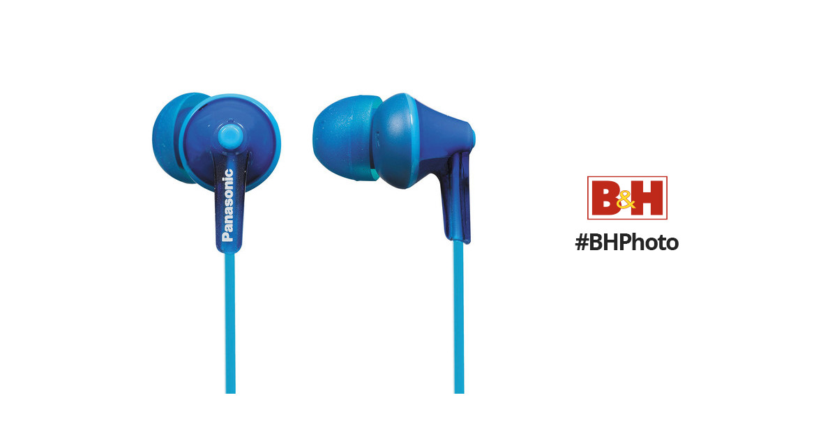 In-Ear (Blue) RP-HJE125-A Panasonic Earbud Headphones ErgoFit