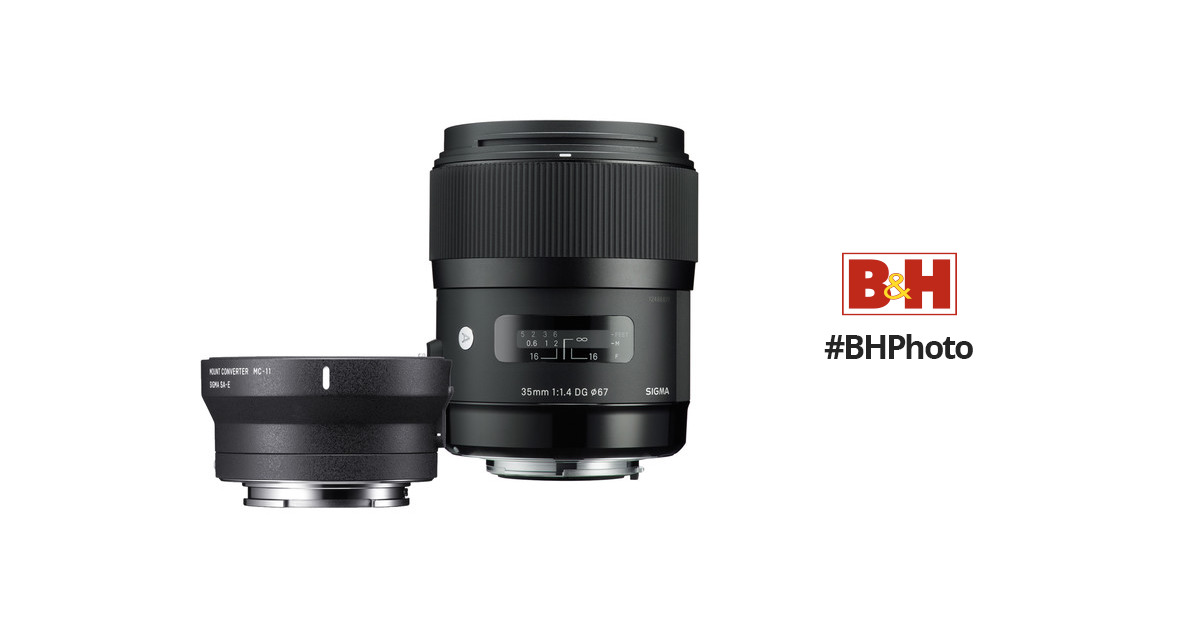 Sigma 35mm f/1.4 DG HSM Art Lens for Canon EF and MC-11 ZH954