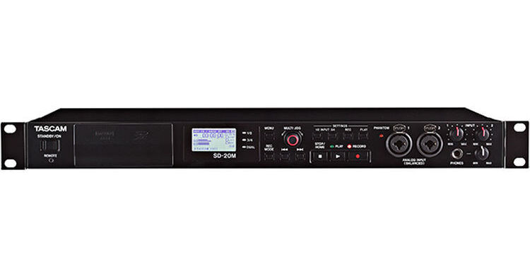 TASCAM SD-20M 4-Track Solid-State Recorder SD-20M B&H Photo Video