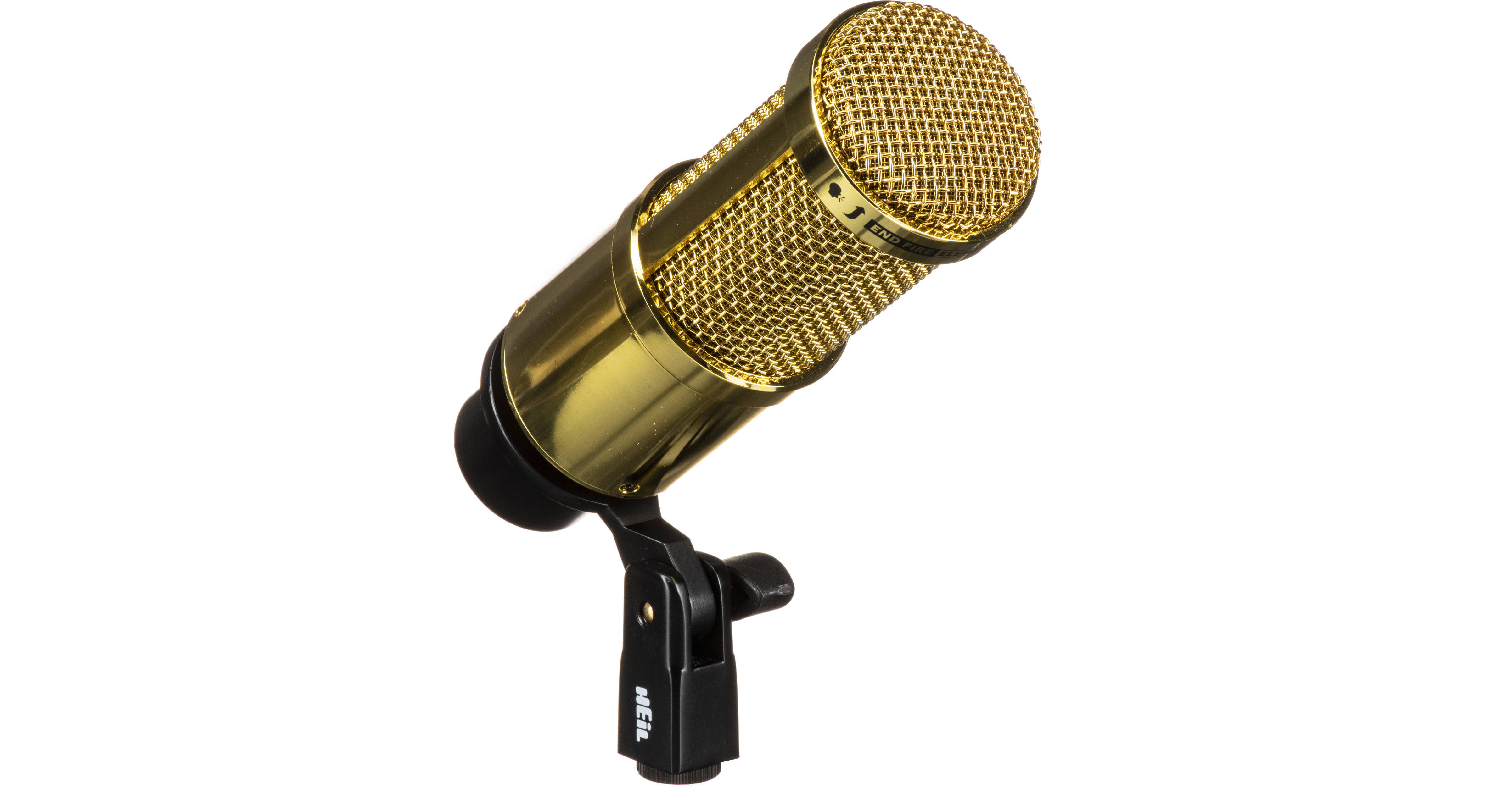 Heil Sound PR 40 Dynamic Cardioid Front-Address Studio PR40GOLD