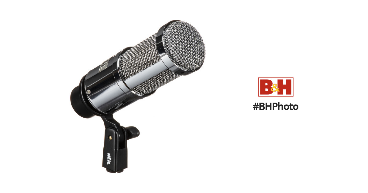 Heil Sound PR 40 Dynamic Cardioid Front-Address Studio Microphone (Chrome)