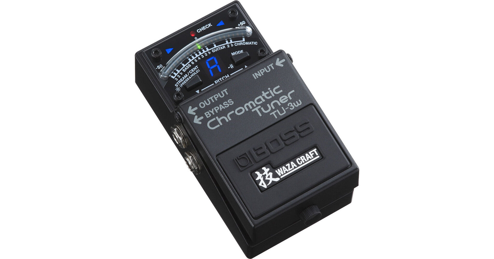 BOSS TU-3W Waza Craft Chromatic Tuner Pedal