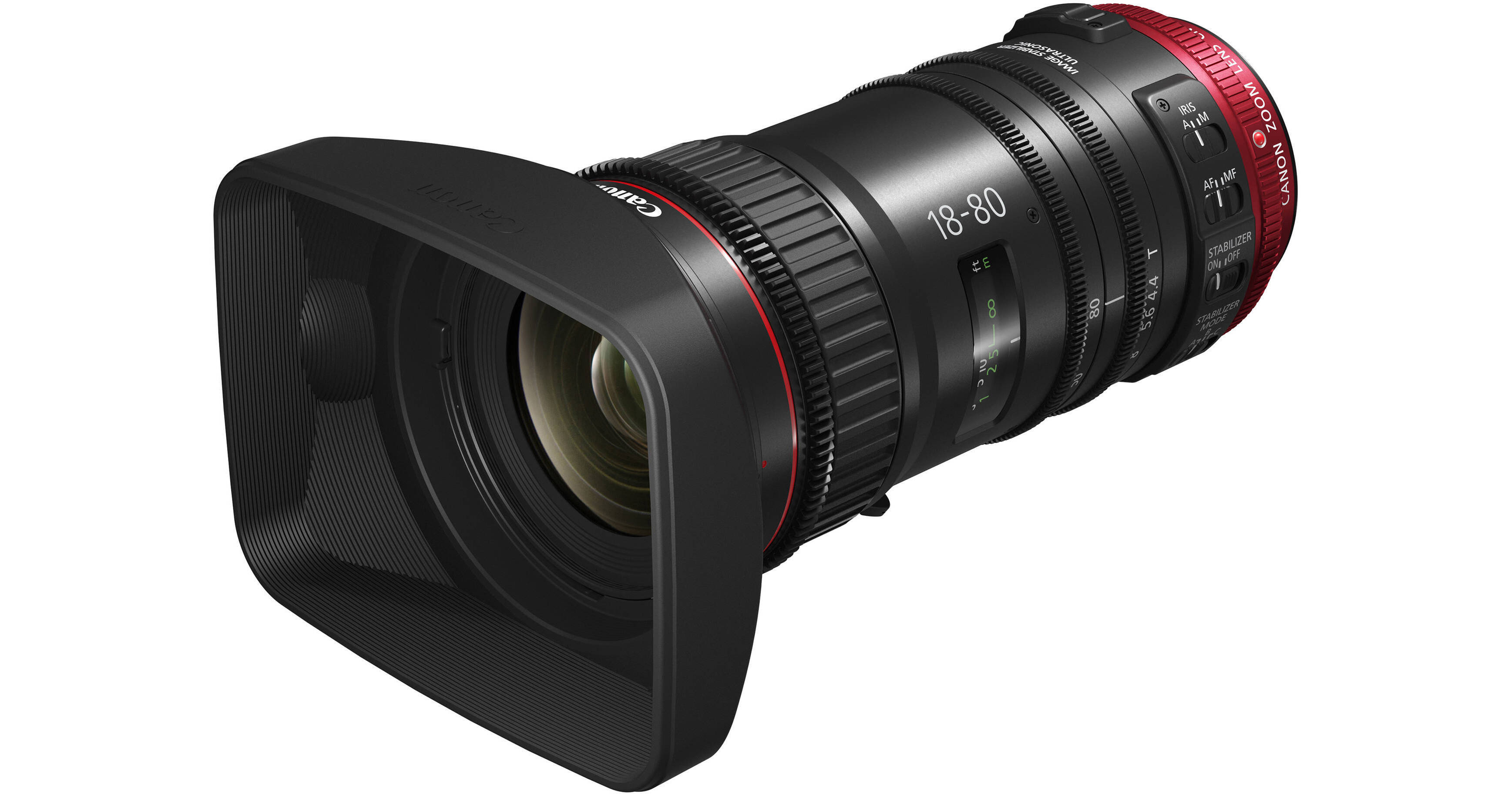 Canon CN-E 18-80mm T4.4 COMPACT-SERVO Cinema Zoom Lens (EF Mount)