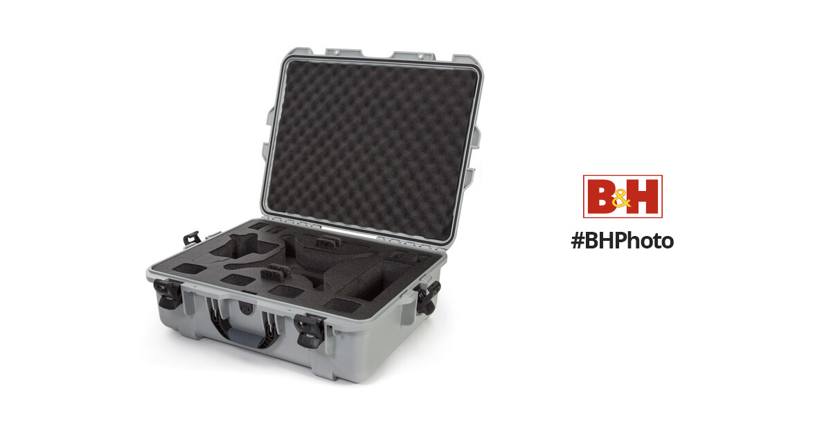 Nanuk 945 Waterproof Hard Case for DJI Phantom 4/4 Pro/4 Pro+ & Phantom 3  (Silver)