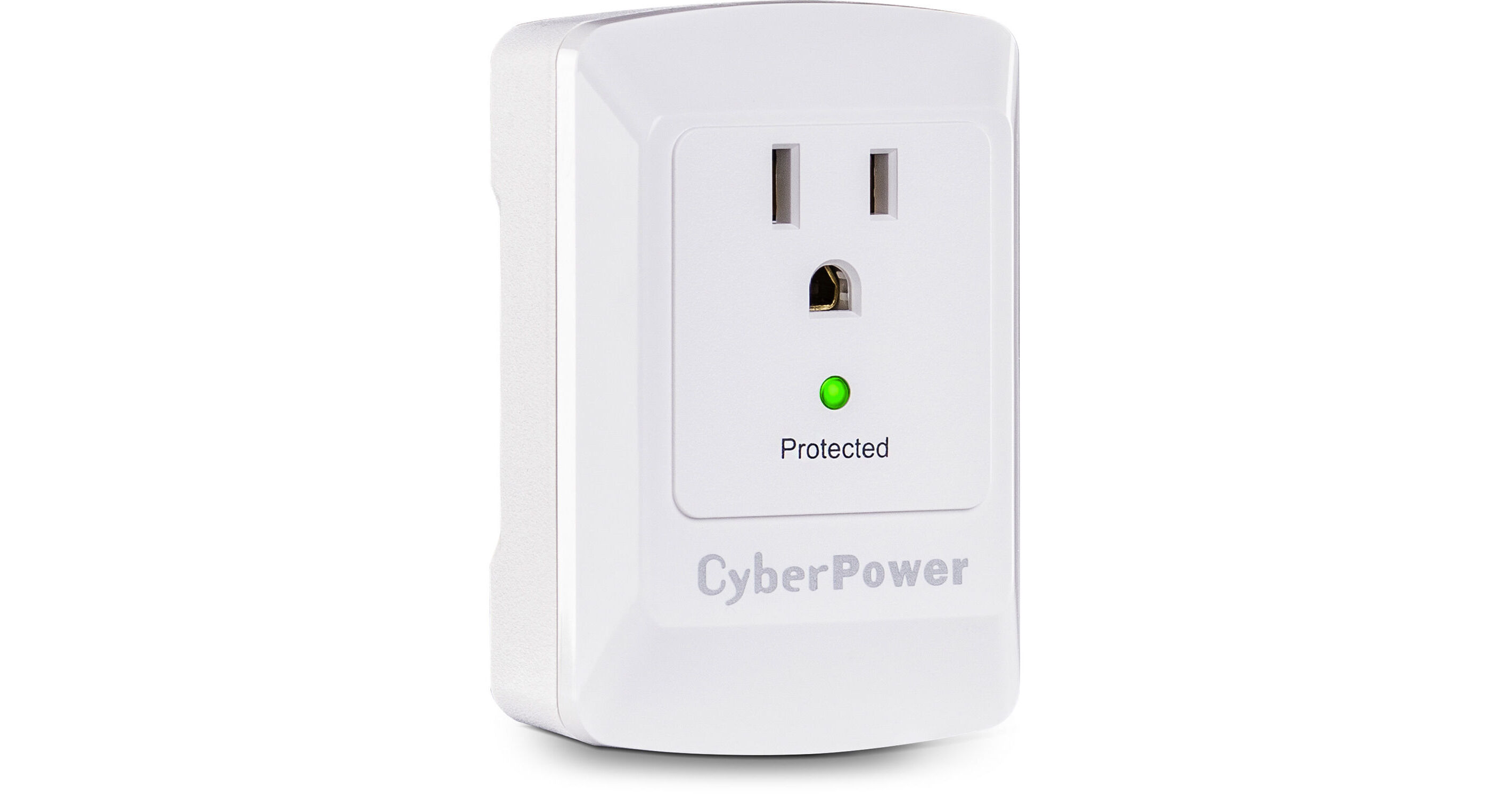 CyberPower CSB100W Single Outlet WallTap Surge Protector