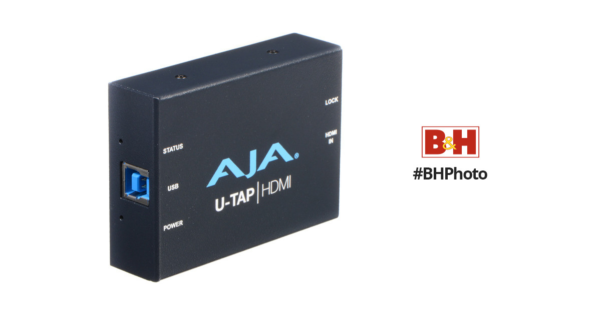 大人女性の AJA アジャ U-TAP HDMI シンプル USB 3.0電源 HDMI