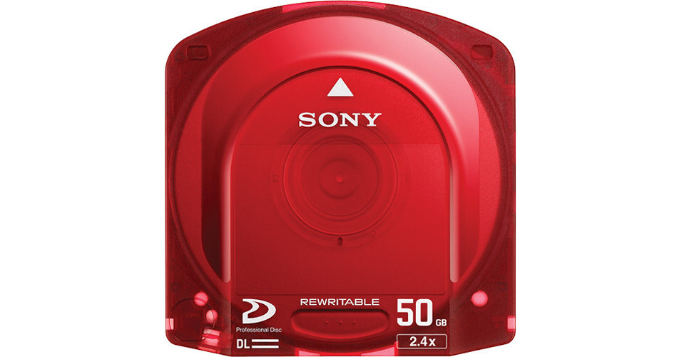 Sony PFD50DLAX Dual Layer 50GB Rewritable Optical Disc for XDCAM