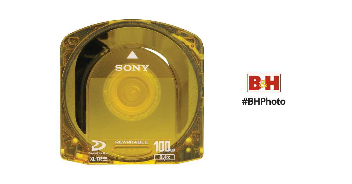 Sony Triple-Layer Pre-Formatted Rewritable XDCAM Professional Disc Media  (100GB)