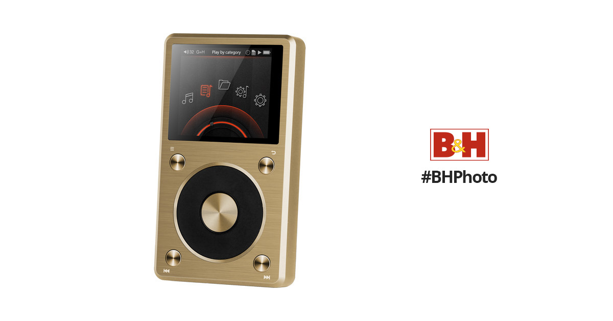 FiiO X5 (2nd Gen) Portable High-Resolution Audio X5-II-GOLD B&H