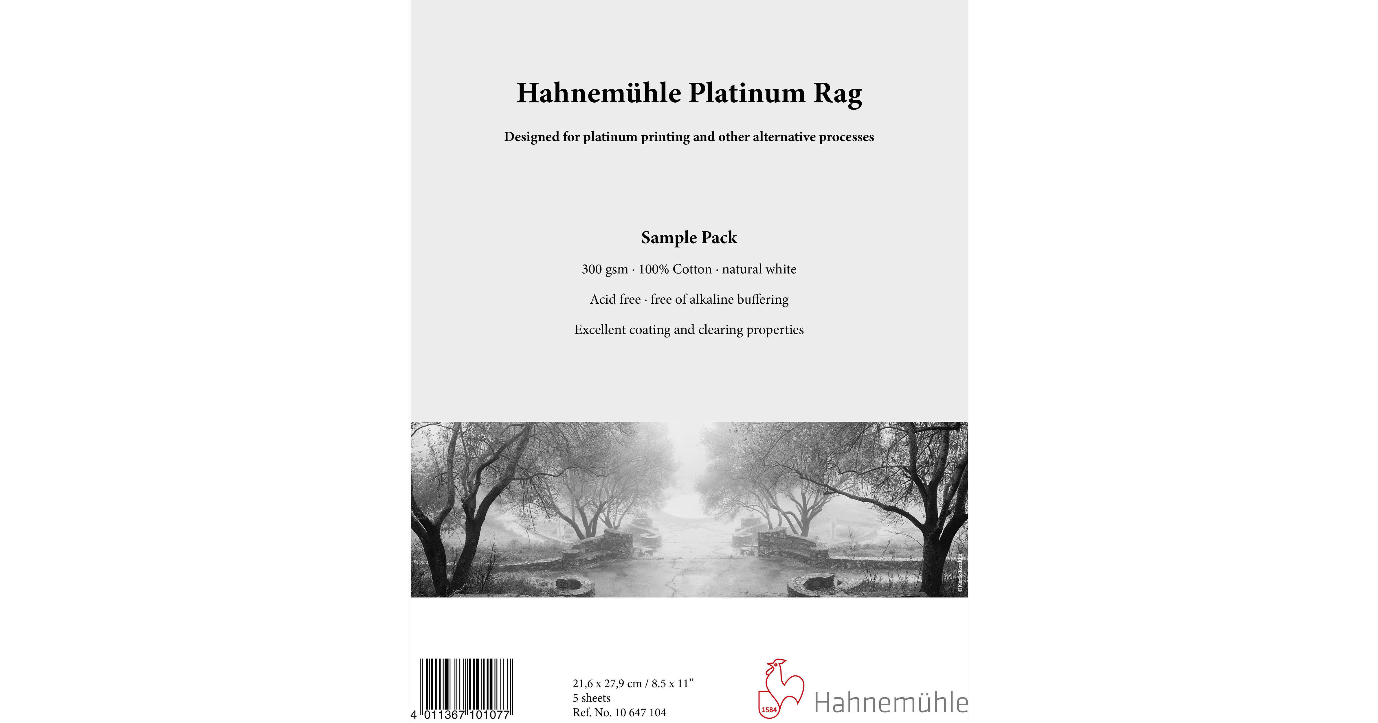 Hahnemuhle Platinum Rag Fine Art Paper (8.5 x 11