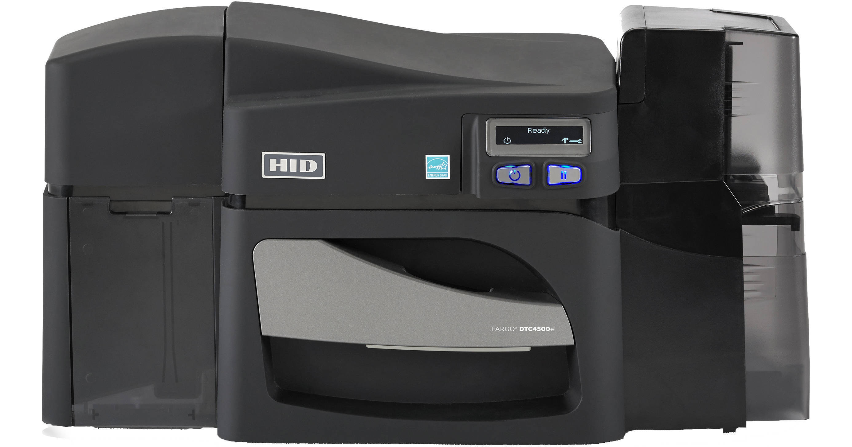 Fargo DTC4500e SingleSided ID Card Printer with ISO 55010 B&H