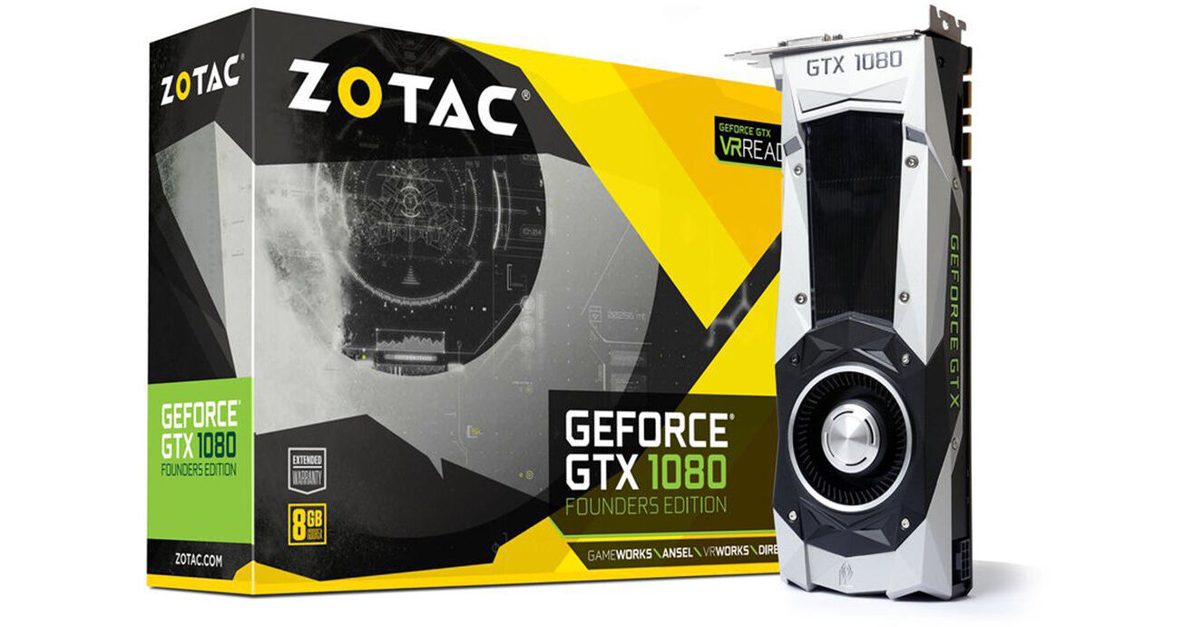 ZOTAC GeForce GTX 1080 Founders Edition Graphics ZT-P10800A-10P