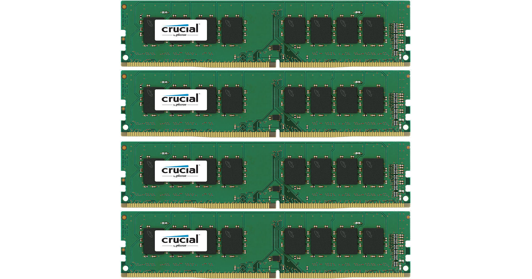 Crucial 16GB DDR4 2400 MT/s UDIMM Memory Kit CT4K4G4WFS824A B&H