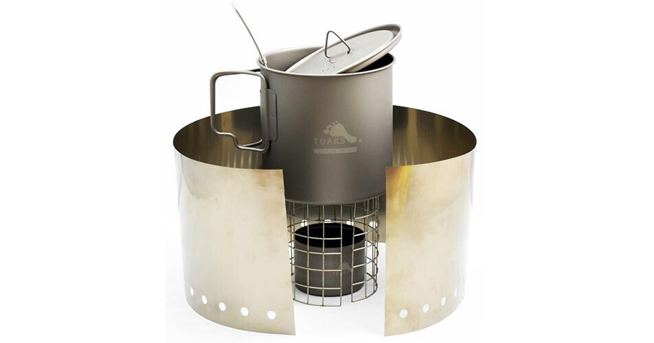 Toaks Outdoor Ultralight Titanium Alcohol Stove Cook System