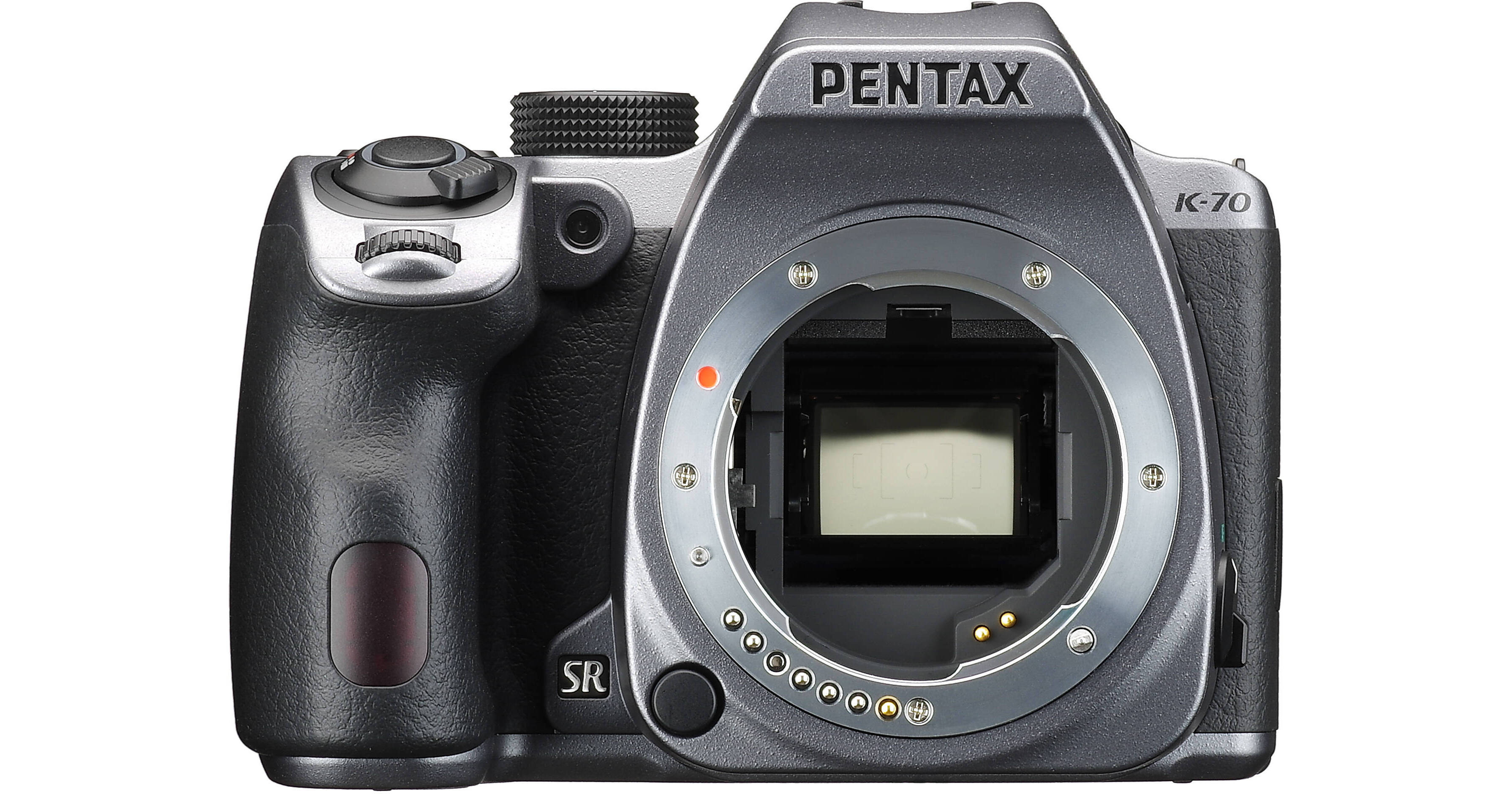 Pentax K-70 DSLR Camera (Body Only, Silver) 16981 B&H Photo Video