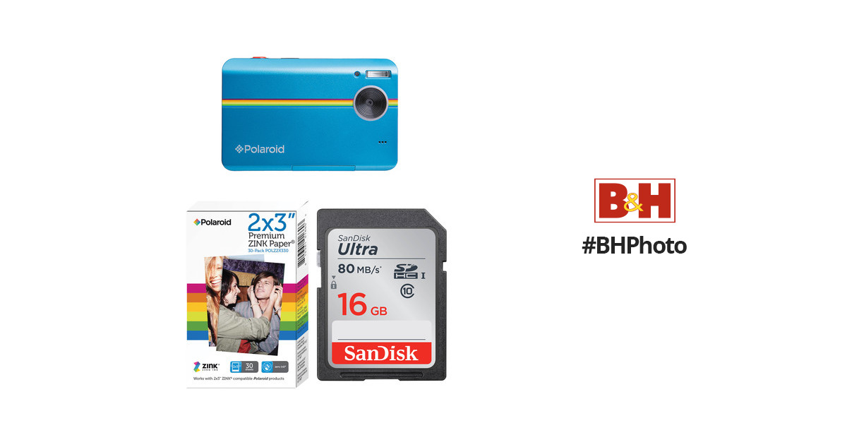 Polaroid Premium Pack de 30 Papier Photo Zink 2x3 (POLZ2X330