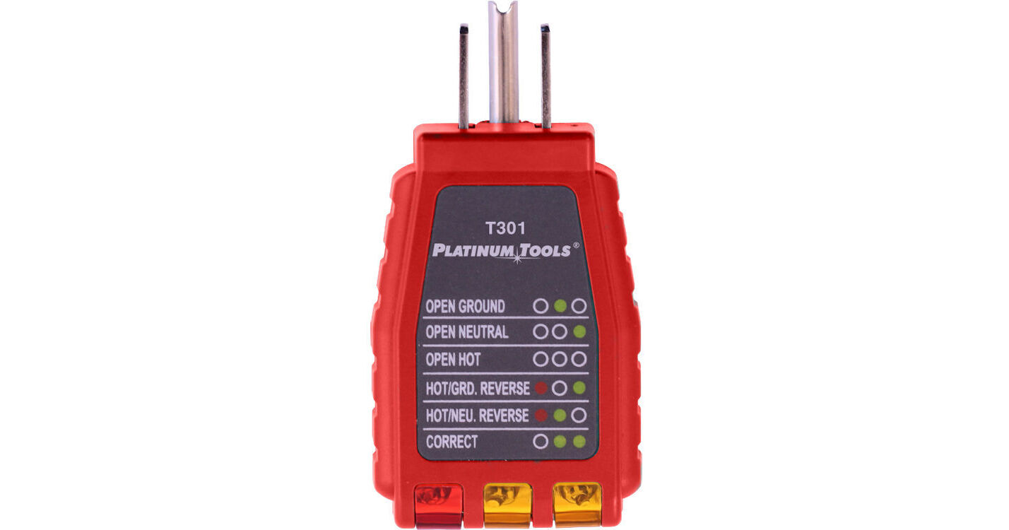 Platinum Tools 110V Outlet Tester T301C B&H Photo Video