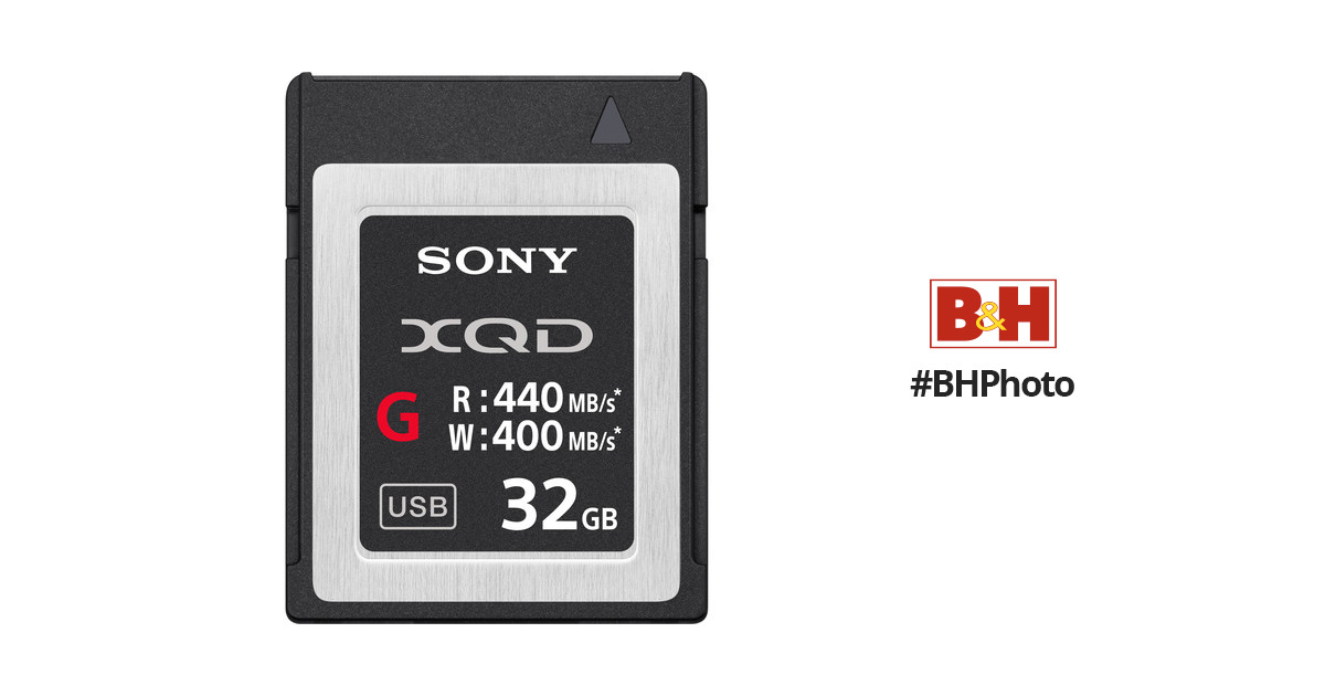 Sony 32GB G Series XQD Memory Card QDG32E/J B&H Photo Video