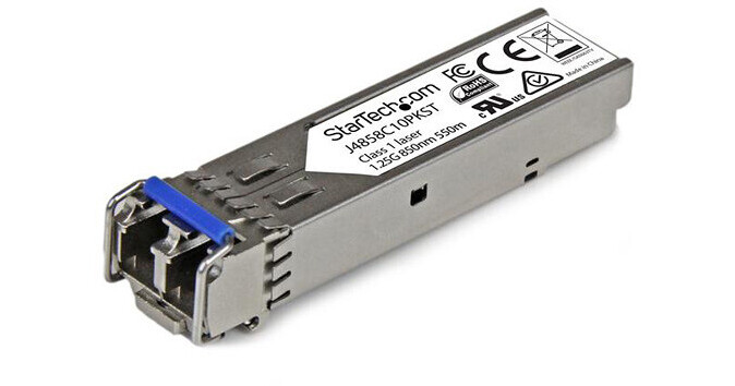 StarTech Gigabit Fiber SFP Transceiver Module HP J4859C10PKST