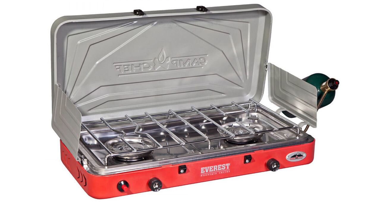 Camp Chef Everest High Pressure Two Burner Stove MS2HP B H Photo