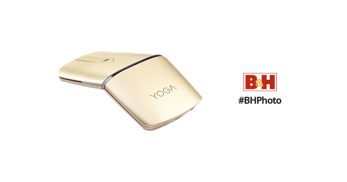 Lenovo YOGA Wireless Mouse (Gold) GX30K69569 B&H Photo Video