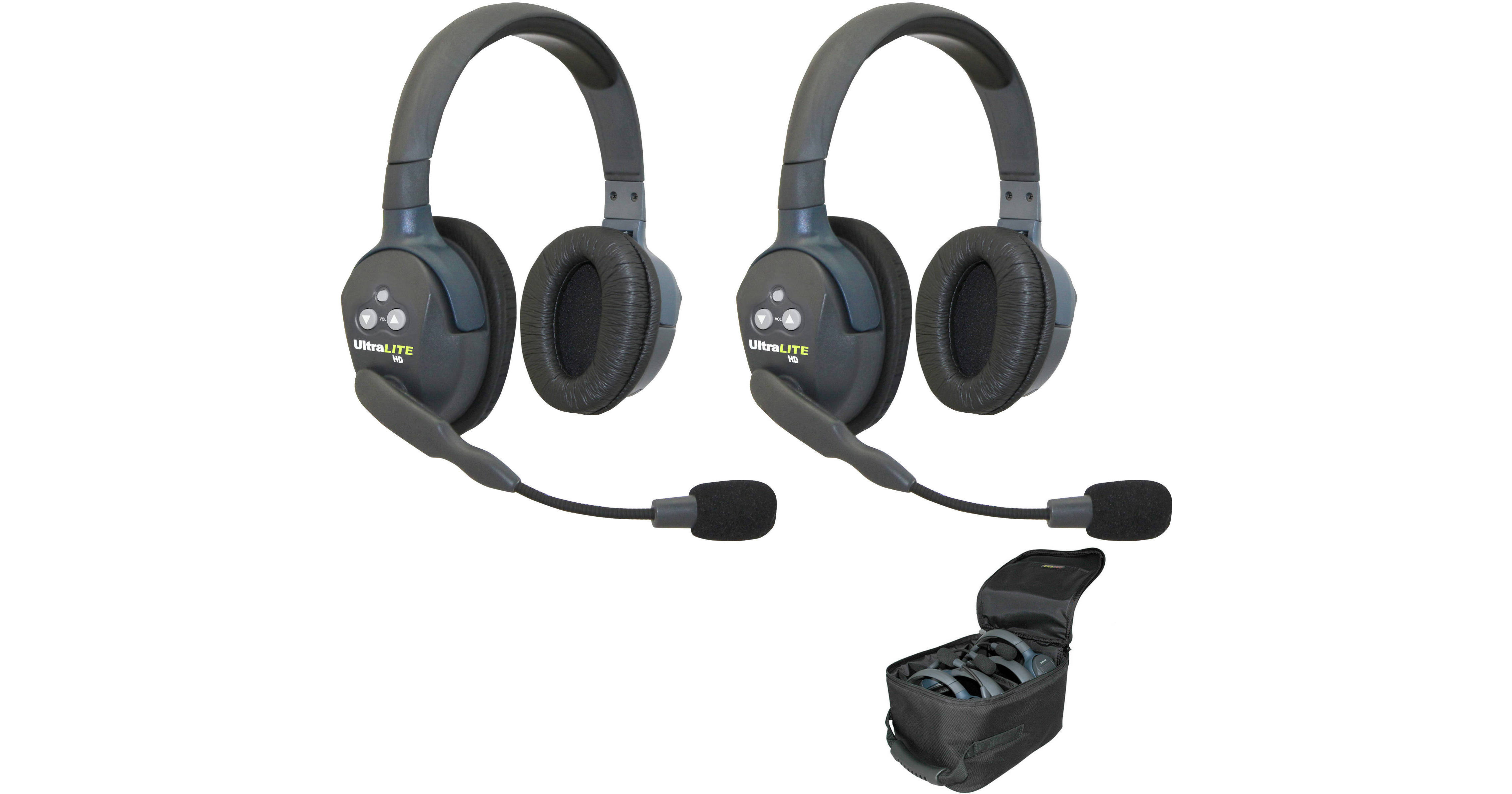 Eartec UltraLITE 2-Person Full-Duplex Wireless Intercom with 2 Dual-Ear  Headsets (1.9 GHz, USA)