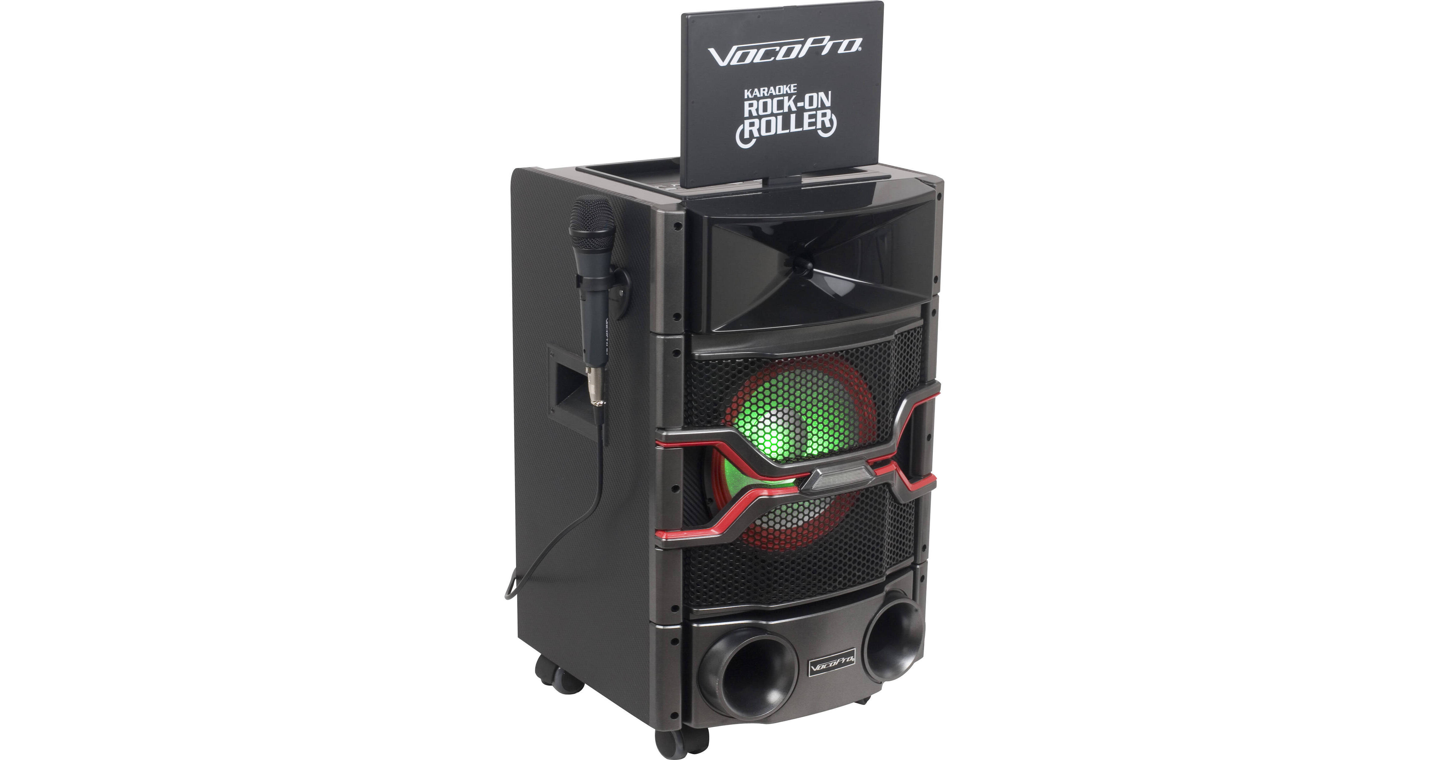 VocoPro DVD Karaoke System with Display KARAOKE ROCKON ROLLER
