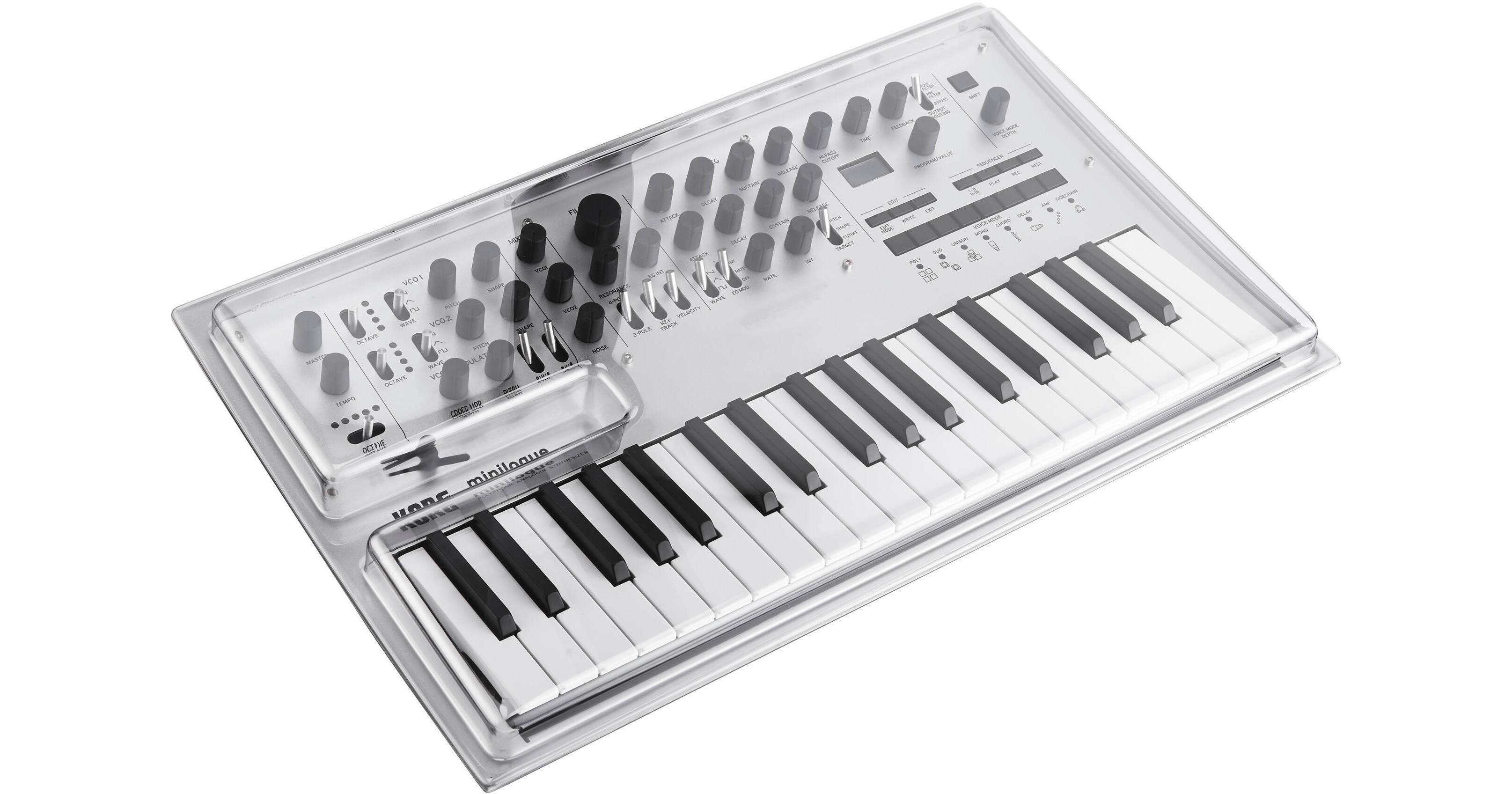 Decksaver Cover for Korg Minilogue (Smoked/Clear)