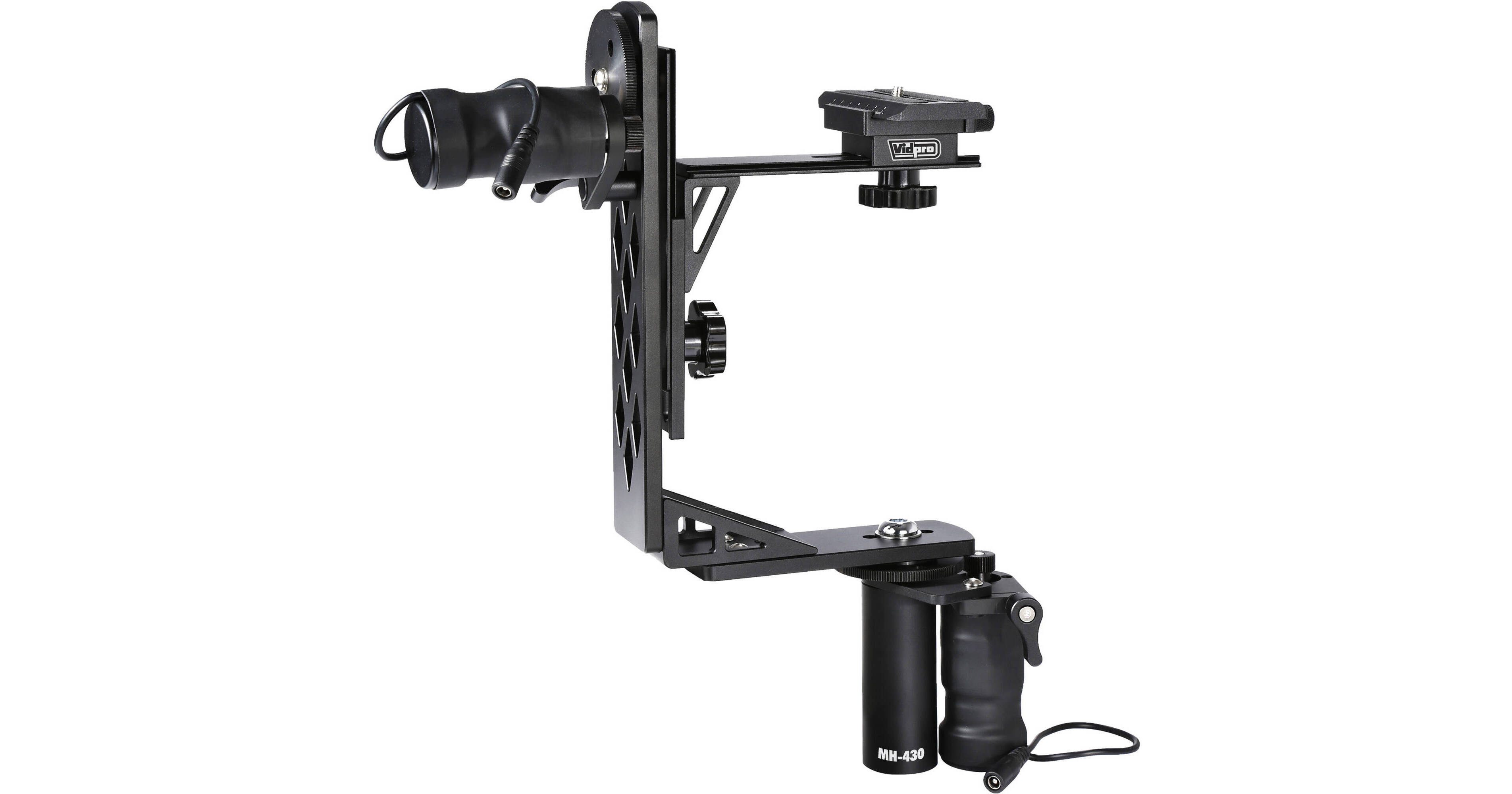 Vidpro Heavy-Duty 56 Aluminum Tripod with 3-Way Pan & Tilt Head and Case