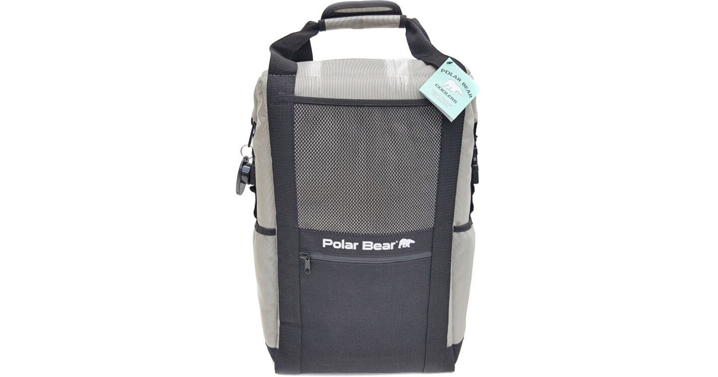 Polar Bear Nylon Solar Bear Backpack Cooler (Silver) PB290 B&H