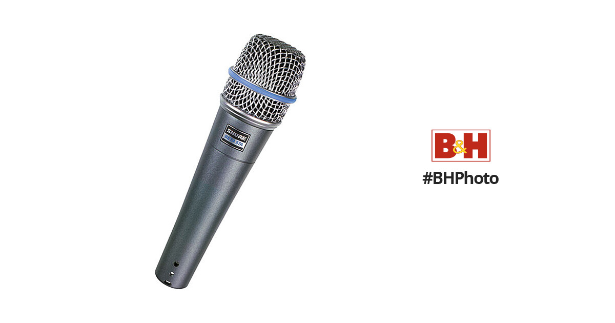 Shure Beta 57A Microphone BETA 57A B&H Photo Video