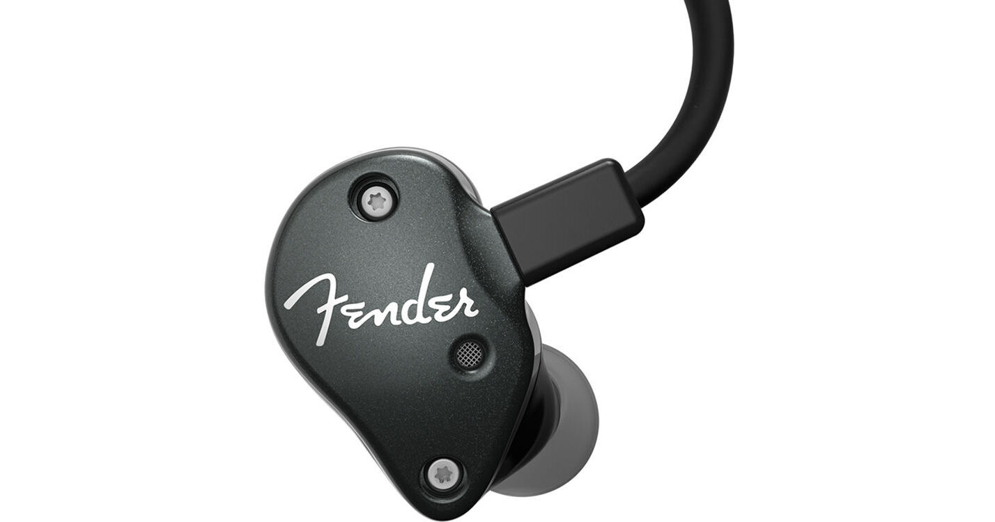 Fender FXA7 Pro In-Ear Monitors FXA7 METALLIC BLACK B&H Photo