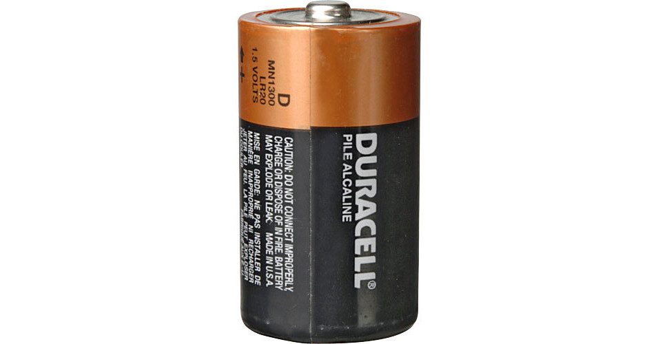 Duracell D 1.5V Alkaline Coppertop Battery 4-Pack Kit B&H Photo