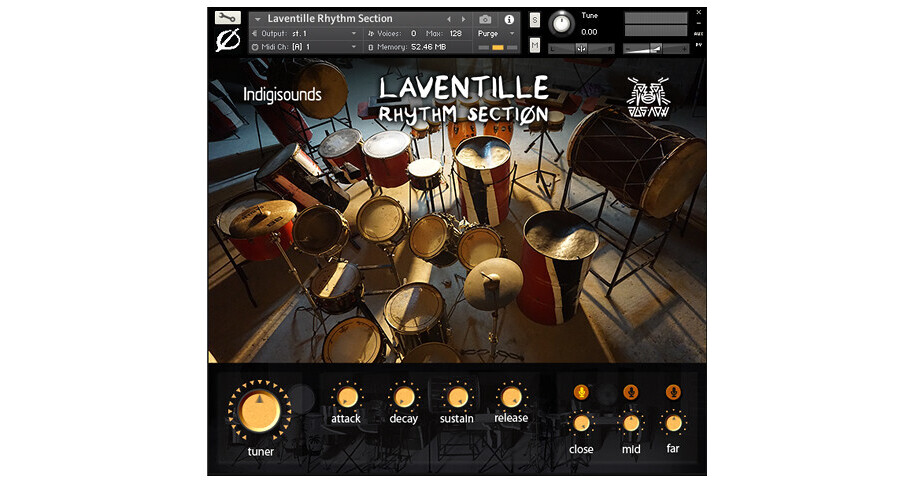 Indigisounds Laventille Rhythm Section Sample Library - Virtual Instrument  (Download)