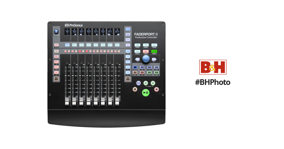 PreSonus Faderport 8 - Mix Production Controller FADERPORT 8 B&H
