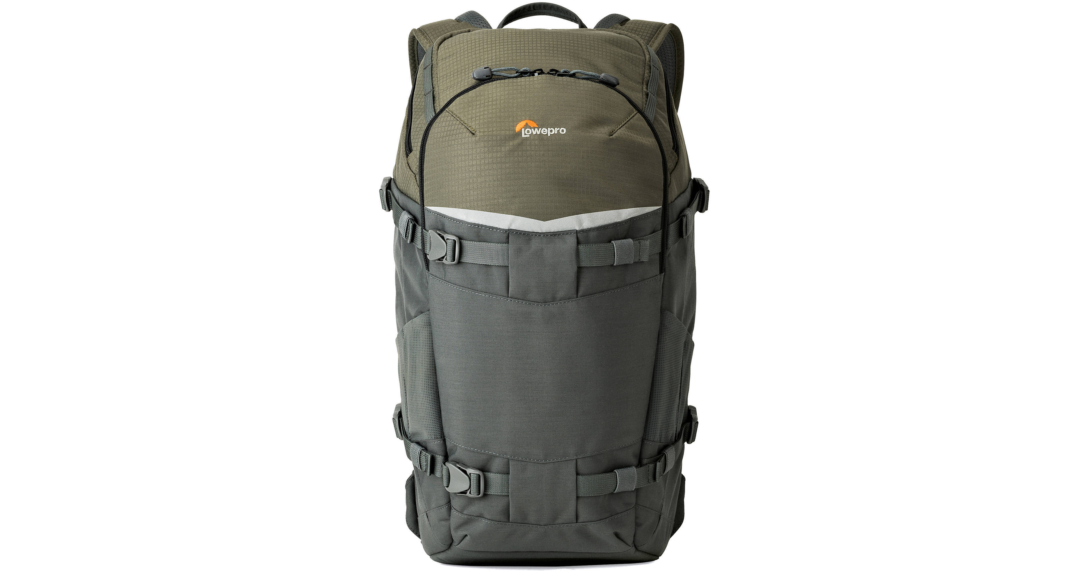 Lowepro flipside trek bp 350 aw backpack for DSLR camera body & 2-3  lenses. also fits dji mavic drone and transmitter with gopro, gray/dark  green 