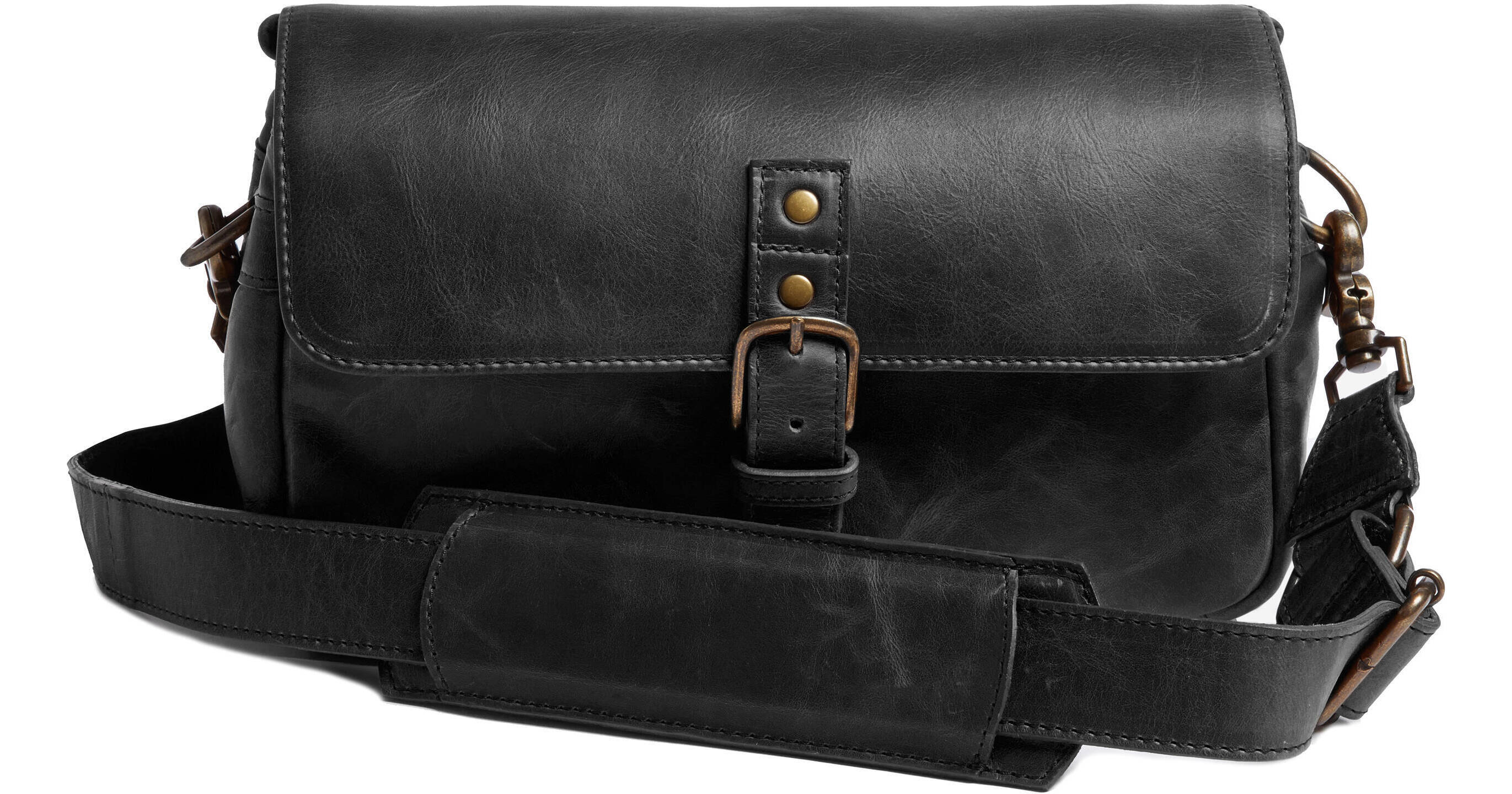 ONA Bowery Camera Bag (Leather, Black) ONA5-014LBL B&H Photo