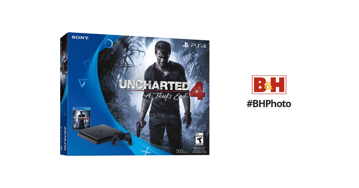 Sony PlayStation 4 PS4 Slim Uncharted 4 Bundle PS4 3001504 B&H