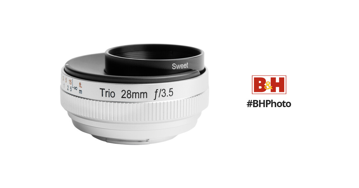 Lensbaby Trio 28mm f/3.5 Lens for Fujifilm X LBTR28F B&H Photo