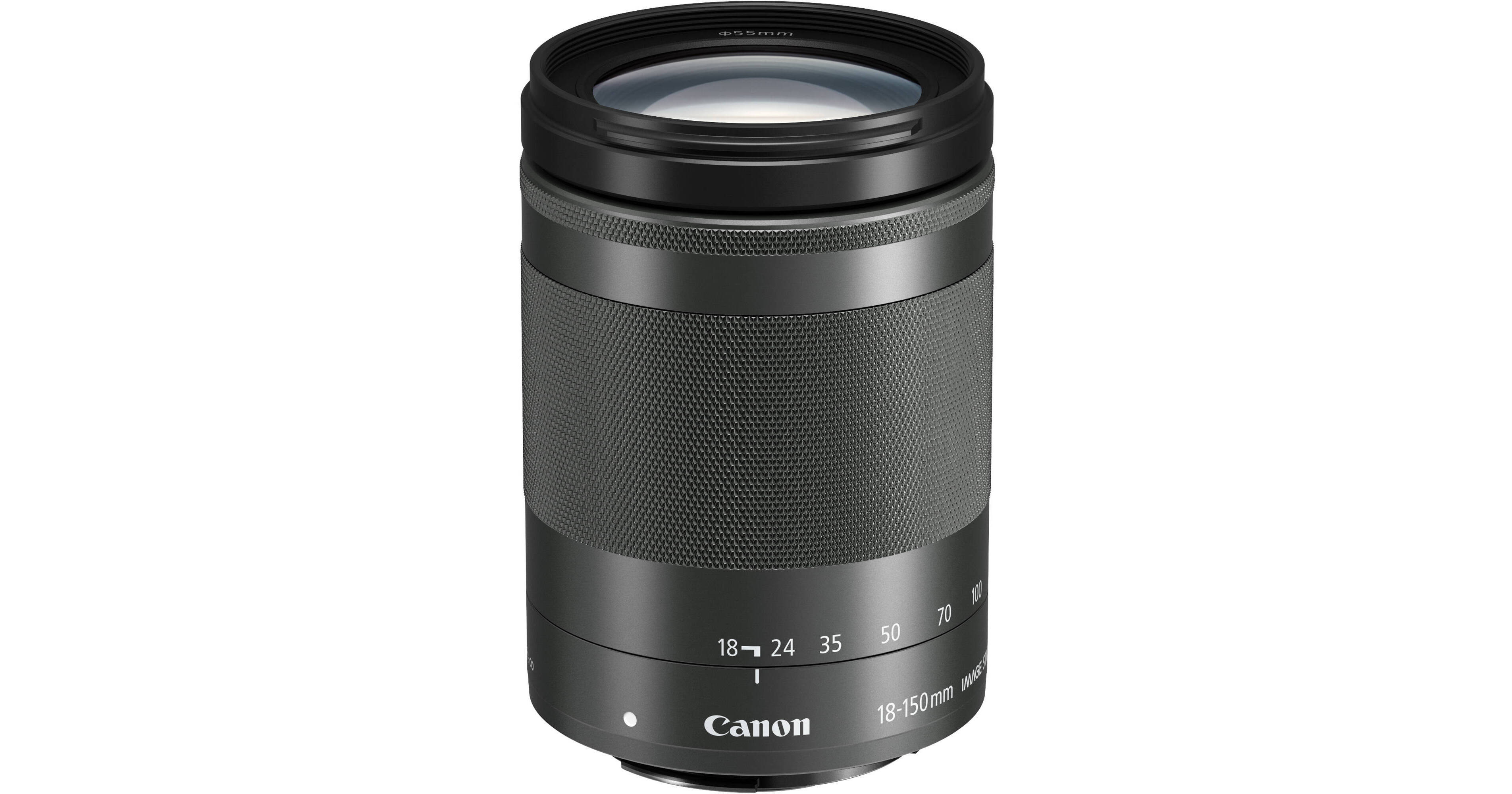 Canon EF-M 18-150mm f/3.5-6.3 IS STM Lens (Graphite) 1375C002