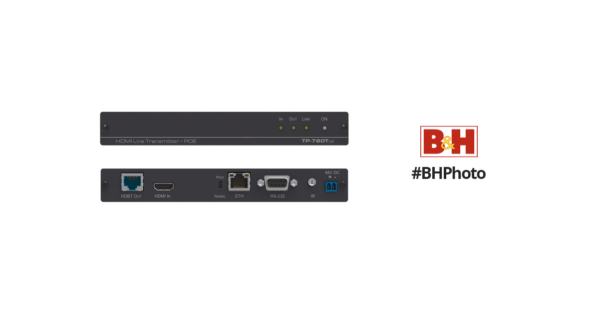 Kramer 4K UHD HDMI, Ethernet, Bidirectional RS232, and TP-780TXR