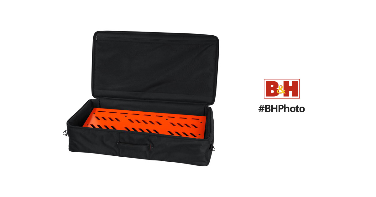 Orange Aluminum Pedal Board; Large w/ Carry Bag-GPB-BAK-OR - Gator Cases