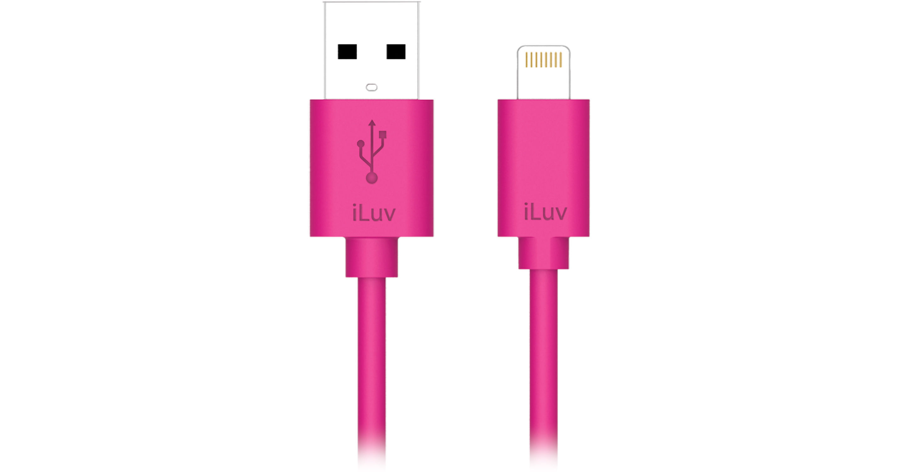 iLuv High Quality Lightning Cable for Apple Lightning ICB263PNK